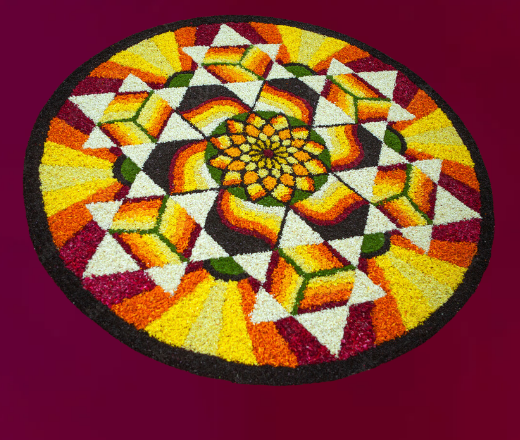 Onam 2023 seattle flower decor