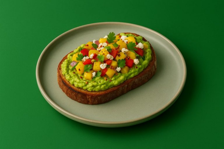 Pineapple Salsa Avocado Toast Recipe