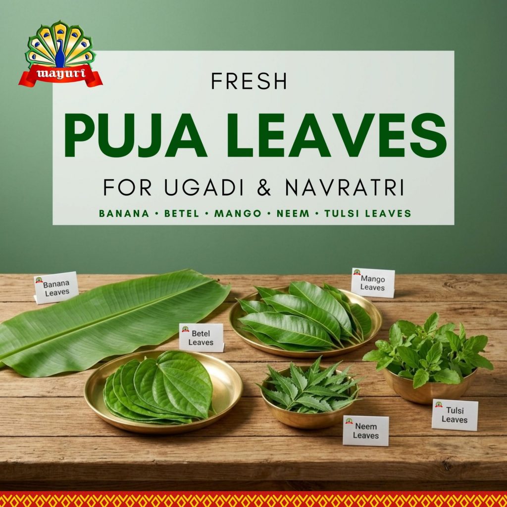 Fresh banana leaves for traditional Indian meals and festival pooja available in Seattle