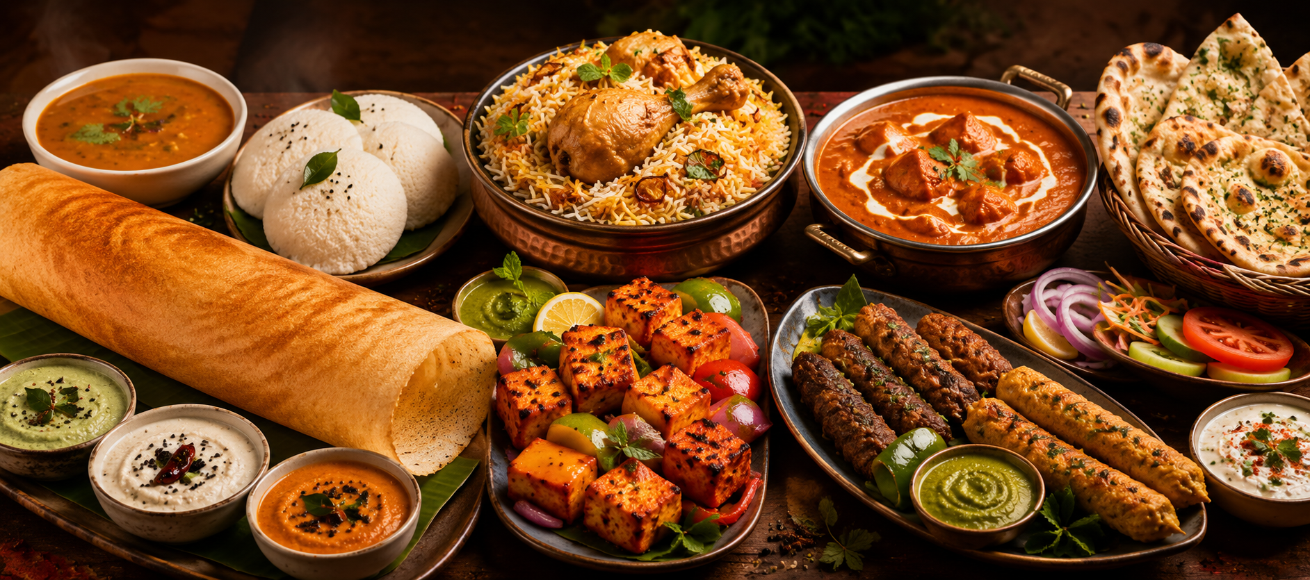 The full Mayuri Indian restaurant menu, tiffins, biryani, curries, tandoori and chaat in Seattle