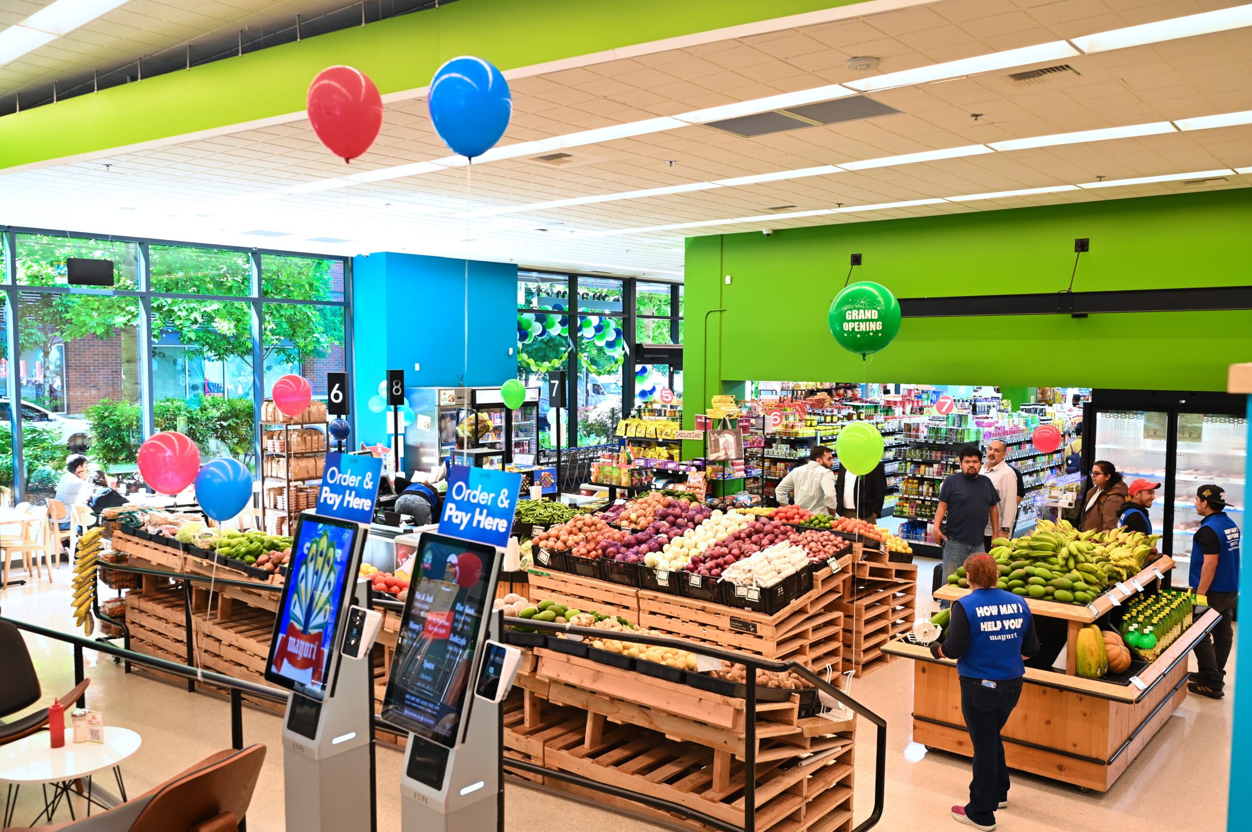 Fresh produce at Mayuri